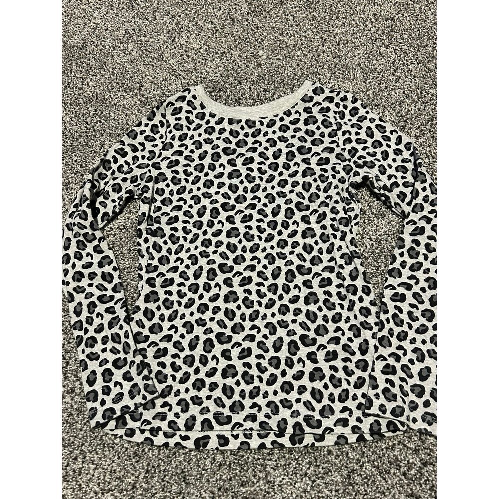 K32 Vintage Gymboree gray leopard‎ shirt size 10 cheetah
